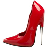 Red Varnished 15 cm SCREAM-01 Women Pumps Shoes Stiletto Heels
