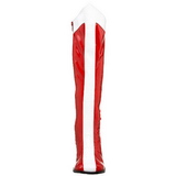 Red White 7,5 cm GOGO-305 Women Knee High Boots
