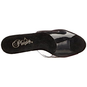 Rosa 18 cm ADORE-701UVG neon plateau ciabatta donna con tacco
