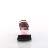 Rosa 6 cm SPRITE-01 emo maryjane scarpe donna fibbia