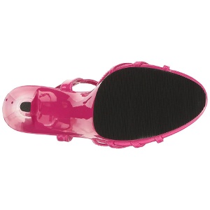 Rosa Vernice 12 cm FLAIR-420 scarpe tacco alto numeri grandi per uomo