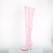Rosa Vernice 13 cm SEDUCE-3000 stivali overknee tacco alto