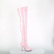 Rosa Vernice 13 cm SEDUCE-3000 stivali overknee tacco alto