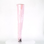 Rosa Vernice 13 cm SEDUCE-3010 stivali overknee tacco alto