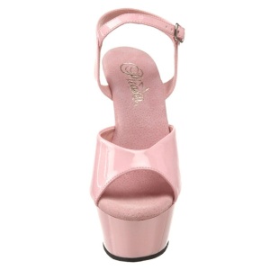 Rosa Vernice 15 cm Pleaser KISS-209 Plateau Tacchi Alti a Spillo