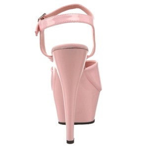Rosa Vernice 15 cm Pleaser KISS-209 Plateau Tacchi Alti a Spillo