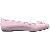 Rosa Verniciata ANNA-01 grandi taglie scarpe ballerine