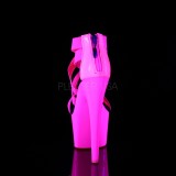 Rosa neon 18 cm Pleaser ADORE-769UV scarpe con tacchi da pole dance