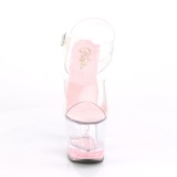 Rosa scintillare 18 cm LOVESICK-708GH scarpe con tacchi da pole dance