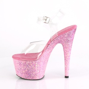 Rosa trasparente 18 cm ADORE-708CF scarpe exotic pole