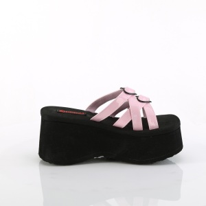Rose 9 cm DemoniaCult FUNN-15 emo gothic platform mules