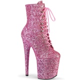 Rose glitter 20 cm FLAMINGO-1020GWR Exotic pole dance ankle boots