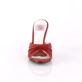 Rosso 10,5 cm MONROE-01 Pinup scarpe ciabattine