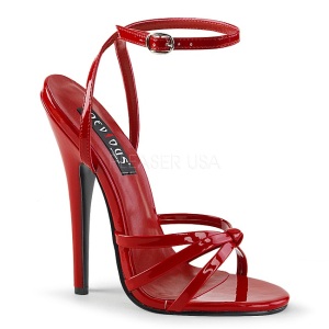 Rosso 15 cm DOMINA-108 scarpe fetish con tacchi