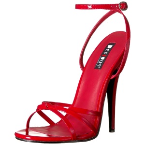 Rosso 15 cm Devious DOMINA-108 sandali tacchi a spillo