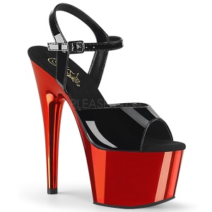 Rosso 18 cm ADORE-709 Cromo Plateau Tacchi Alti