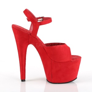 Rosso Ecopelle 18 cm ADORE-709FS sandali tacchi a spillo