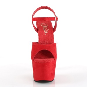 Rosso Ecopelle 18 cm ADORE-709FS sandali tacchi a spillo