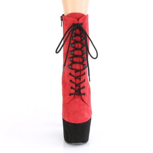 Rosso Nero 18 cm ADORE-1020FSTT stivaletti exotic pole dance