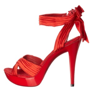 Rosso Raso 13 cm COCKTAIL-568 Sandali Tacco Altissimo