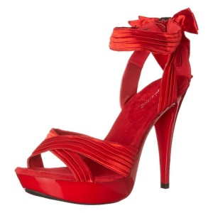 Rosso Raso 13 cm COCKTAIL-568 Sandali Tacco Altissimo