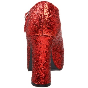 Rosso Scintillare 11 cm MARYJANE-50G Scarpe Dcollet Mary Jane