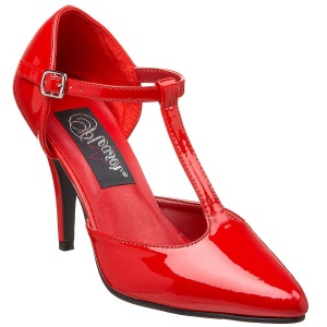 Rosso Vernice 10,5 cm VANITY-415 Tacchi altissimi da uomo