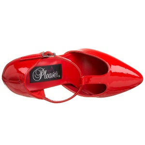 Rosso Vernice 10,5 cm VANITY-415 Tacchi altissimi da uomo