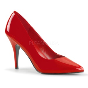 Rosso Vernice 10 cm VANITY-420 scarpe dcollet a punta elegante