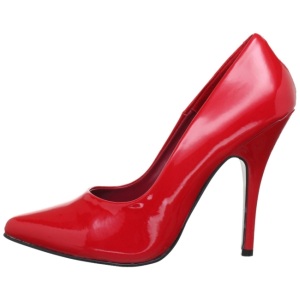 Rosso Vernice 10 cm VANITY-420 scarpe dcollet a punta elegante