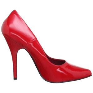 Rosso Vernice 10 cm VANITY-420 scarpe dcollet a punta elegante
