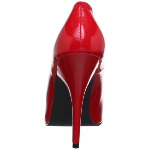 Rosso Vernice 10 cm VANITY-420 scarpe dcollet a punta elegante