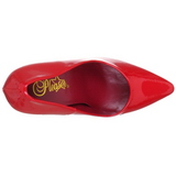 Rosso Vernice 10 cm VANITY-420 scarpe décolleté a punta elegante
