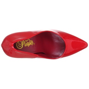 Rosso Vernice 10 cm VANITY-420 scarpe dcollet a punta elegante