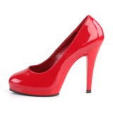 Rosso Vernice 11,5 cm FLAIR-480 scarpe décolleté per uomo