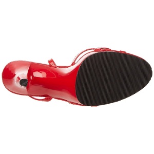 Rosso Vernice 12 cm FLAIR-436 Sandali Donna con Tacco