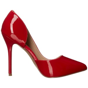 Rosso Vernice 13 cm AMUSE-22 Scarpe Dcollet Classico Donna