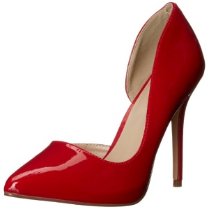 Rosso Vernice 13 cm AMUSE-22 Scarpe Dcollet Classico Donna