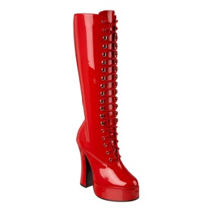 Rosso Vernice 13 cm ELECTRA-2020 Stivali Donna da Uomo