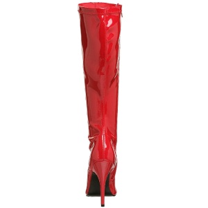 Rosso Vernice 13 cm SEDUCE-2000 Stivali Donna da Uomo