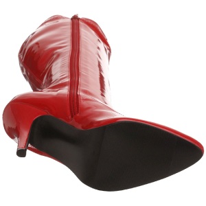 Rosso Vernice 13 cm SEDUCE-2000 Stivali Donna da Uomo