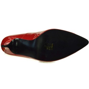 Rosso Vernice 13 cm SEDUCE-420V Tacchi altissimi da uomo