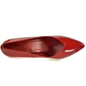 Rosso Vernice 13 cm SEDUCE-420V scarpe dcollet a punta