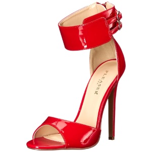 Rosso Vernice 13 cm SEXY-19 Sandali da Sera con Tacco Alto