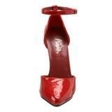 Rosso Vernice 15 cm DOMINA-402 Tacchi altissimi da uomo