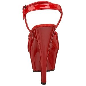 Rosso Vernice 15 cm FUNTASMA JULIET-209 Tacchi Alti Plateau