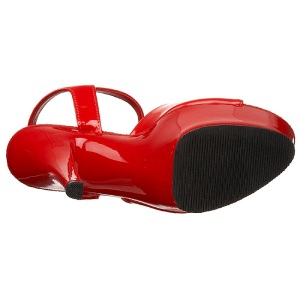 Rosso Vernice 15 cm FUNTASMA JULIET-209 Tacchi Alti Plateau