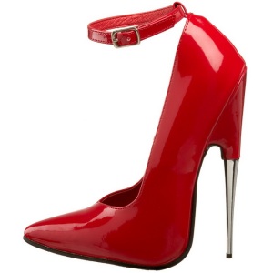 Rosso Vernice 15 cm SCREAM-12 Scarpe Dcollet Tacco Stiletto