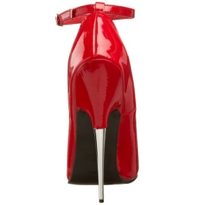 Rosso Vernice 15 cm SCREAM-12 Scarpe Dcollet Tacco Stiletto