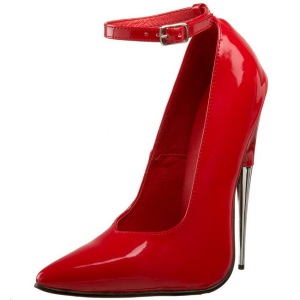 Rosso Vernice 15 cm SCREAM-12 Scarpe Dcollet Tacco Stiletto